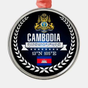 Cambodja Metalen Ornament