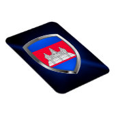 Cambodja Metallic Emblem Magneet (Rechterzijde)