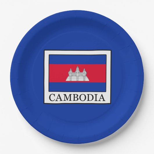 Cambodja Papieren Bordje (Voorkant)