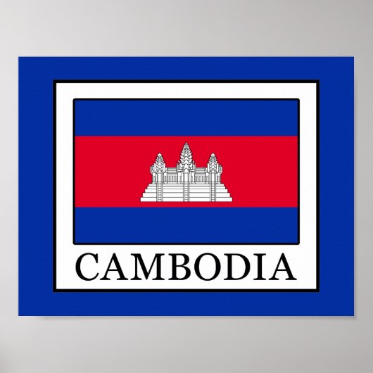 Cambodja Poster (Voorkant)