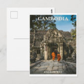  Cambodja-poster Briefkaart (Voorkant / Achterkant)