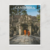  Cambodja-poster Briefkaart (Voorkant)