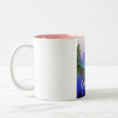 Cambodja "Reis naar avontuur" Tweekleurige Koffiemok (Links)