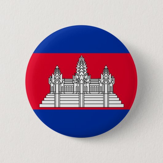 Cambodja Ronde Button 5,7 Cm (Voorkant)