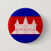 cambodja ronde button 5,7 cm (Voorkant)
