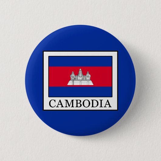 Cambodja Ronde Button 5,7 Cm (Voorkant)