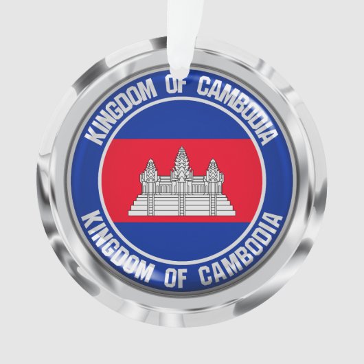 Cambodja-ronde Ornament (voorkant)