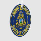 Cambodja-ronde Ornament (voorkant)