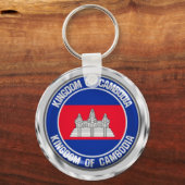 Cambodja-ronde Sleutelhanger (Voorkant)