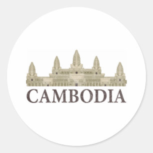  Cambodja Ronde Sticker