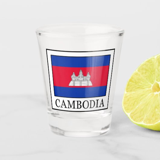 Cambodja Shot Glas (Voorkant)
