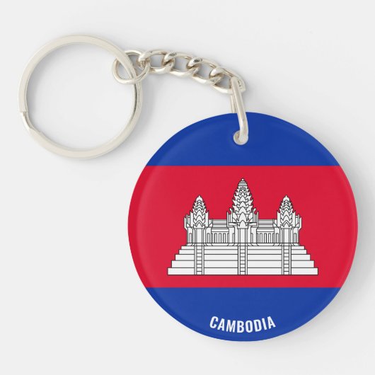 Cambodja Sleutelhanger voor charmerende patriottis (Voorkant)