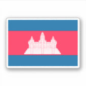Cambodja Sticker (Voorkant)