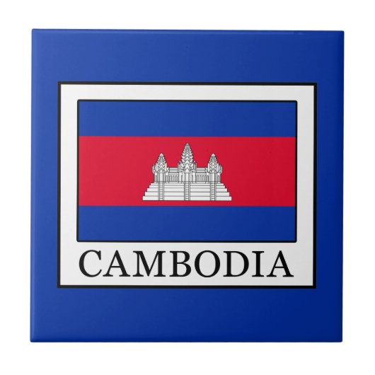 Cambodja Tegeltje (Voorkant)