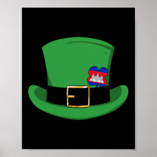 Cambodja Trotse Cambodjaanse vlag St. Patrick's Da Poster