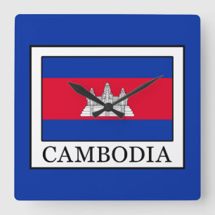 Cambodja Vierkante Klok