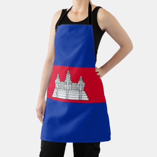 Cambodja vlag All-Over Print Apron Schort (Insitu)