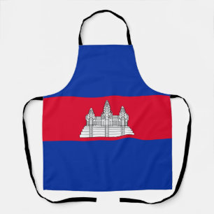 Cambodja vlag All-Over Print Apron Schort