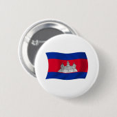 Cambodja Vlag Knop Ronde Button 5,7 Cm (Voorkant /achterkant)