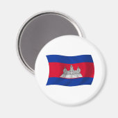 Cambodja Vlag Magneet (Voorkant / Achterkant)