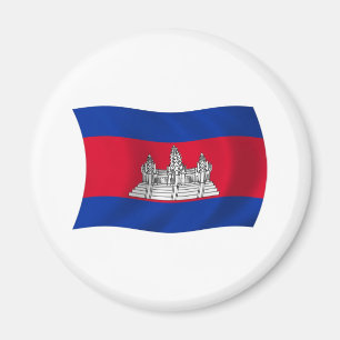 Cambodja Vlag Magneet