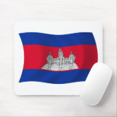 Cambodja Vlag Muismat (Met muis)