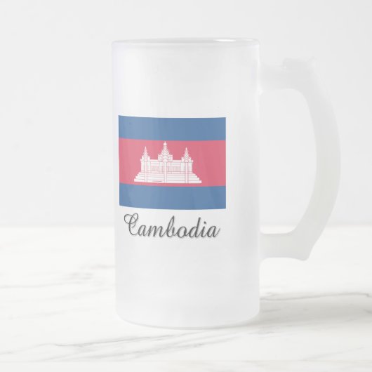 Cambodja-vlaggenontwerp Matglas Bierpul (Rechts)