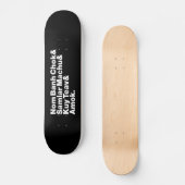 Cambodjaans / Khmer straatvoedsel Persoonlijk Skateboard (Voorkant)