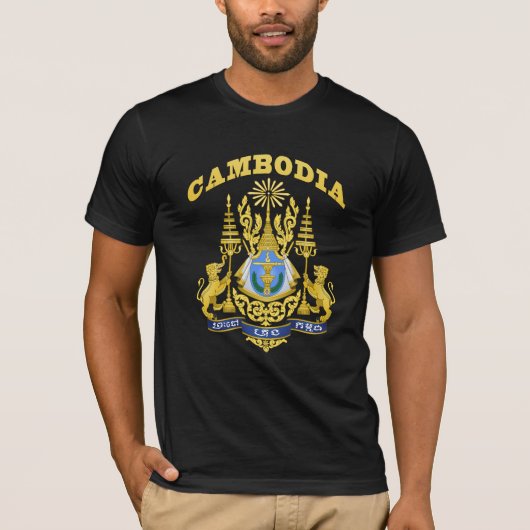 Cambodjaans koninklijk zegel t-shirt (Voorkant)
