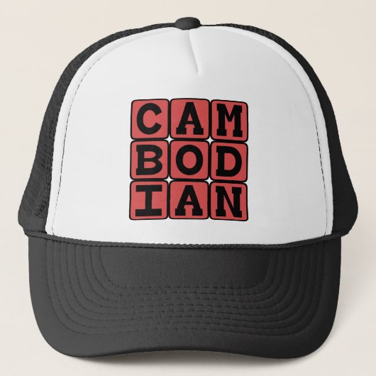 Cambodjaans, Nationaliteit Trucker Pet (Voorkant)