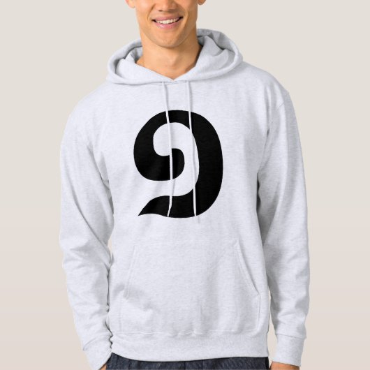 Cambodjaans nummer 1 / Eén / ១ (Muchara) Khmer Lan Hoodie (Voorkant)