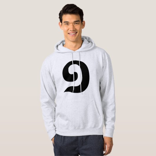 Cambodjaans nummer 1 / Eén / ១ (Muchara) Khmer Lan Hoodie (Voorkant volledig)