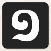 Cambodjaans nummer 1 / Eén / ១ (Muchara) Khmer Lan Kartonnen Onderzetters (Voorkant)