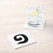 Cambodjaans nummer 1 / Eén / ១ (Muchara) Khmer Lan Kartonnen Onderzetters (Insitu)