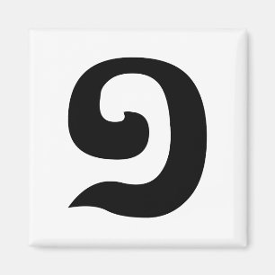 Cambodjaans nummer 1 / Eén / ១ (Muchara) Khmer Lan Magneet