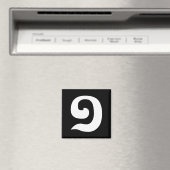 Cambodjaans nummer 1 / Eén / ១ (Muchara) Khmer Lan Magneet (Insitu (Vaatwasser))