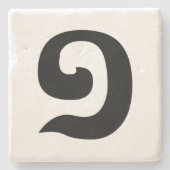 Cambodjaans nummer 1 / Eén / ១ (Muchara) Khmer Lan Stenen Onderzetter (Voorkant)