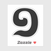 Cambodjaans nummer 1 / Eén / ១ (Muchara) Khmer Lan Sticker (Vel)