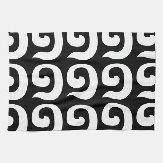 Cambodjaans nummer 1 / Eén / ១ (Muchara) Khmer Lan Theedoek (Horizontaal)