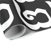 Cambodjaans nummer 2 / Twee / ២ (Pi) Khmer Languag Cadeaupapier (Rol Hoek)