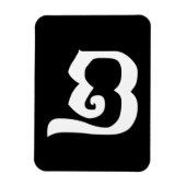 Cambodjaans nummer 2 / Twee / ២ (Pi) Khmer Languag Magneet (Verticaal)