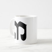 Cambodjaans nummer 3 / Drie / ៣ (Bei) Khmer schrif Koffiemok (Voorkant links)