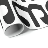 Cambodjaans nummer 3 / Three / ៣ (Bei) Khmer Scrip Cadeaupapier (Rol Hoek)