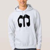 Cambodjaans nummer 3 / Three / ៣ (Bei) Khmer Scrip Hoodie (Voorkant)