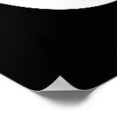 Cambodjaans nummer 3 / Three / ៣ (Bei) Khmer Scrip Poster (Hoek)