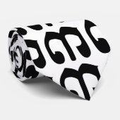 Cambodjaans nummer 3 / Three / ៣ (Bei) Khmer Scrip Stropdas (Opgerold)