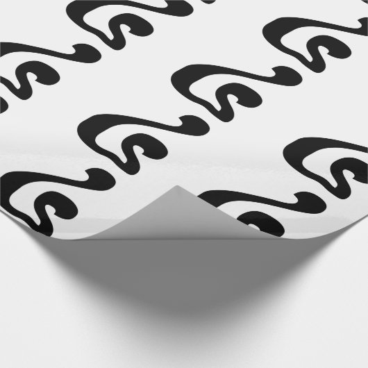 Cambodjaans nummer 4 / Vier / ៤ (Buen) Khmer Scrip Cadeaupapier (Hoek)