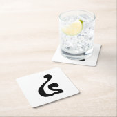 Cambodjaans nummer 4 / Vier / ៤ (Buen) Khmer Scrip Kartonnen Onderzetters (Insitu)