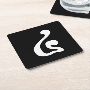 Cambodjaans nummer 4 / Vier / ៤ (Buen) Khmer Scrip Kartonnen Onderzetters