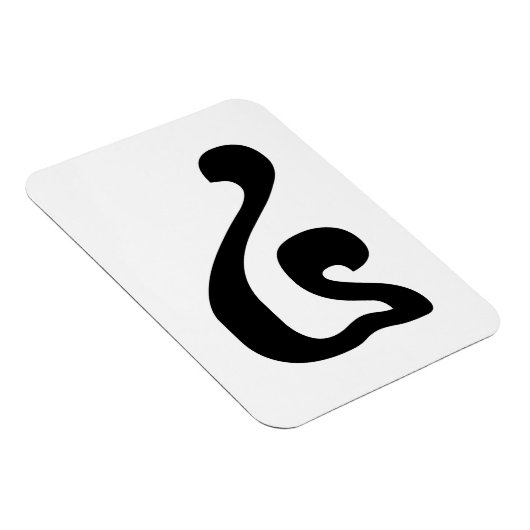 Cambodjaans nummer 4 / Vier / ៤ (Buen) Khmer Scrip Magneet (Rechterzijde)